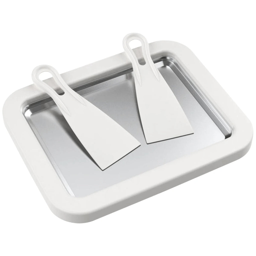 Ice Cream Roll Maker Machine With 2 Scrapers Ice Cream Maker Plate Multifunctional Cold Sweet Fried Food Plate Rolled Ice Cream